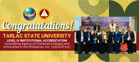 TSU is Level IV Institutionally Accredited by AACCUP