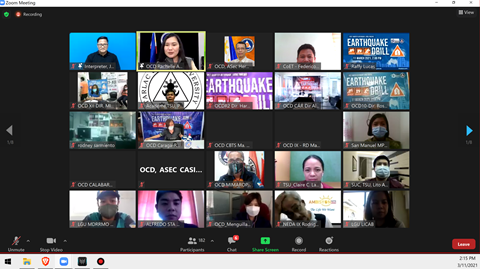 Earthquake Drill 2021